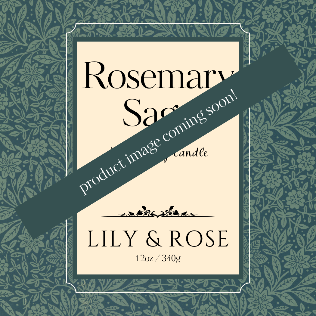 Rosemary Sage_Natural Soy Candle_12oz_2-wick