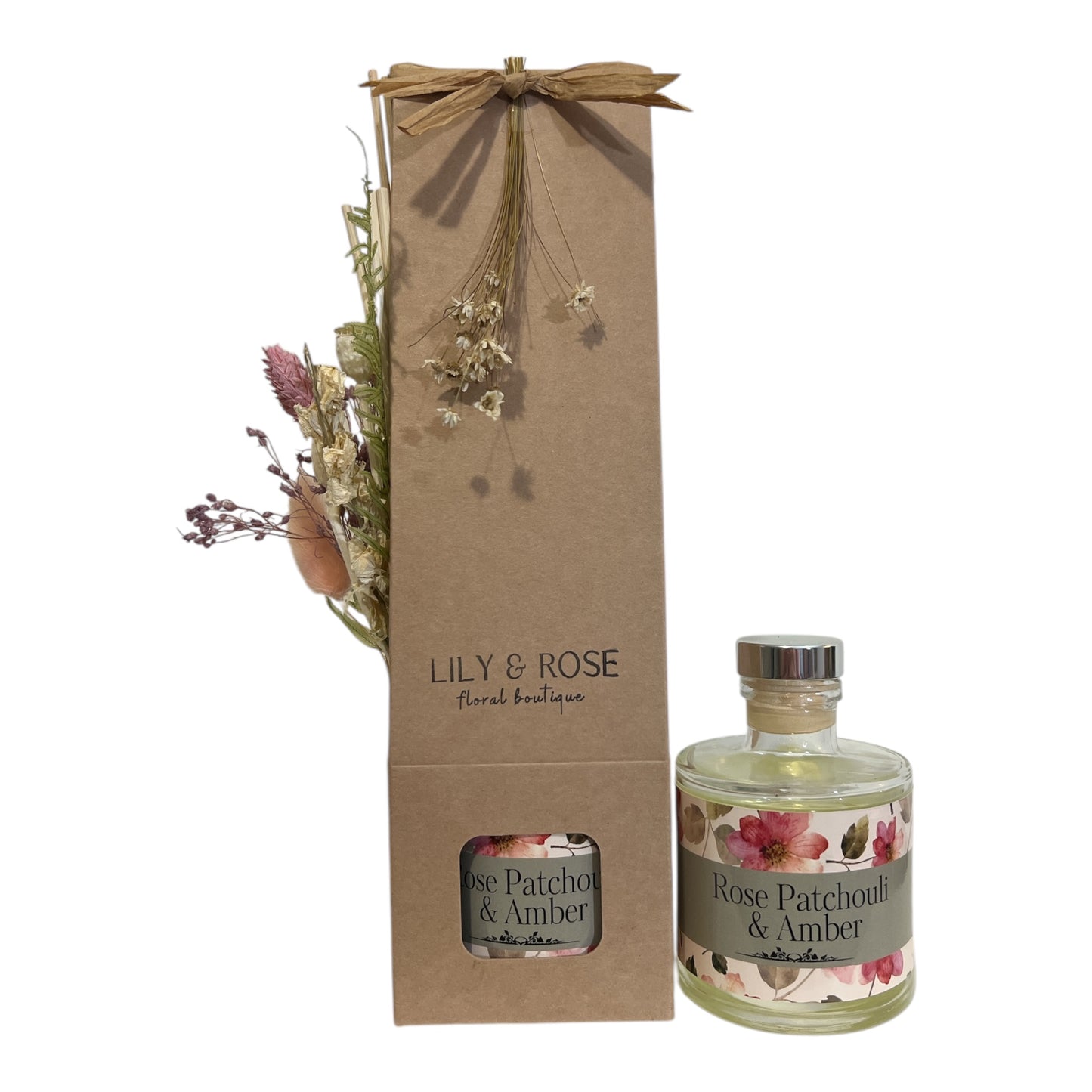 Rose Patchouli + Amber Botanical Diffuser