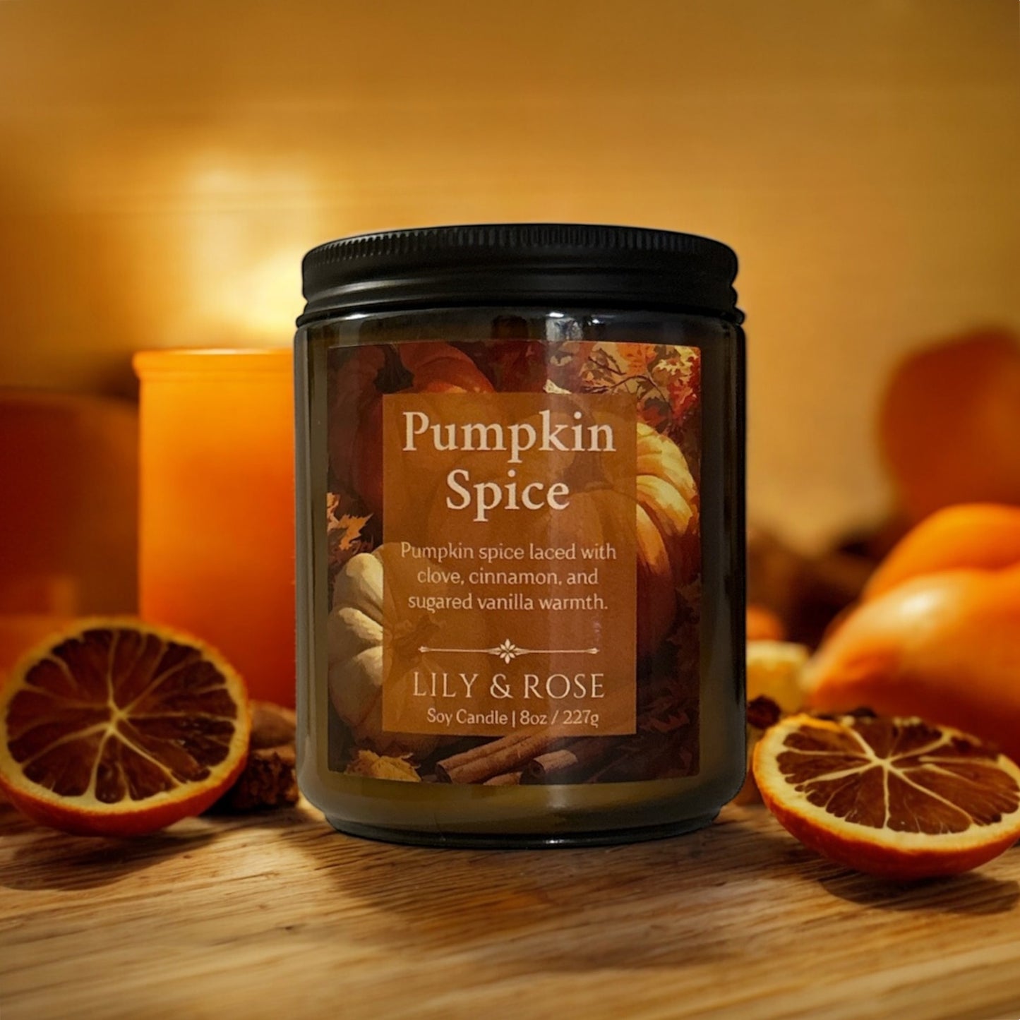 ** NEW ** Pumpkin Spice_8oz Soy Candle