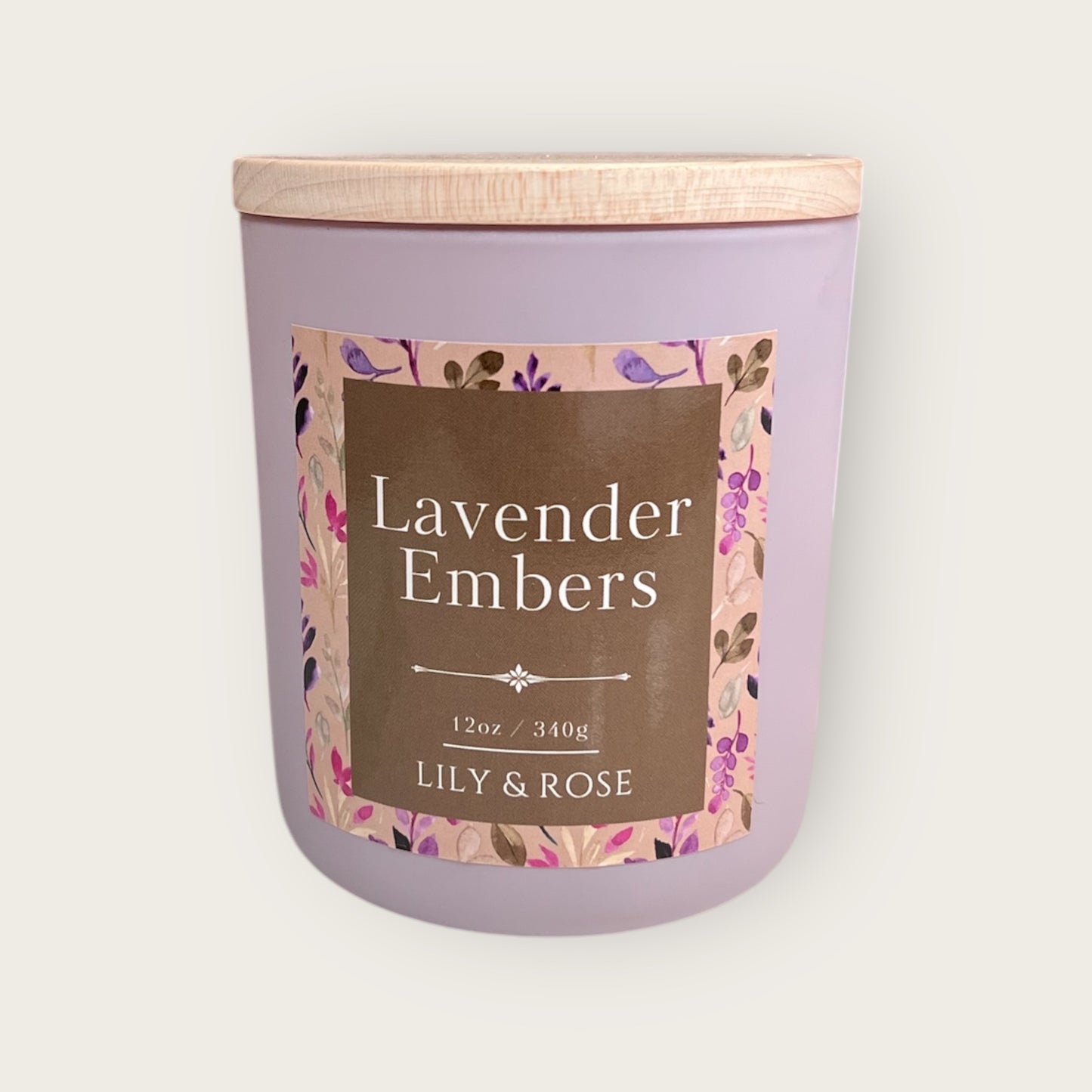 Lavender Embers | 12oz Soy Candle - LILY & ROSE