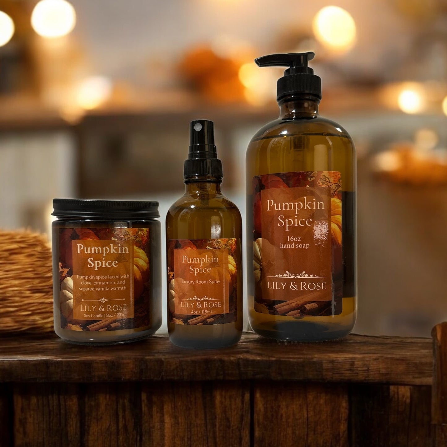 ** NEW ** Pumpkin Spice_8oz Soy Candle