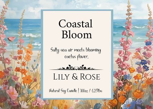 ** NEW ** Coastal Bloom_100oz_ Soy Wax