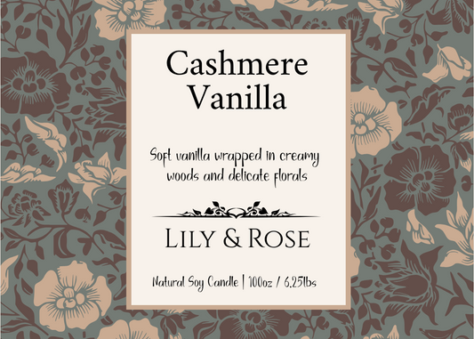 ** NEW ** Cashmere Vanilla_100oz_ Soy Wax