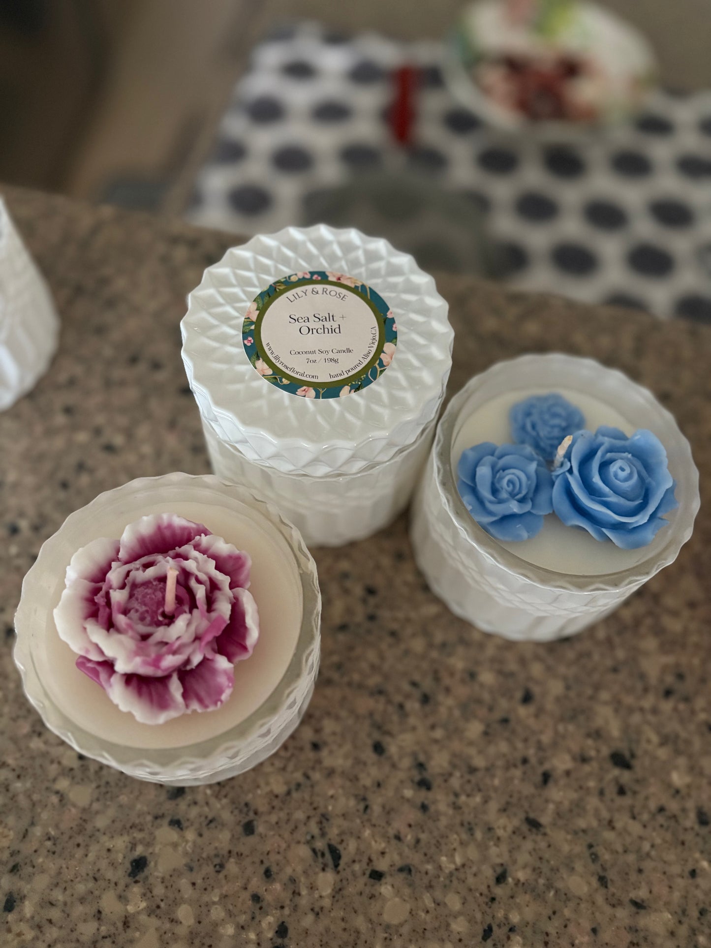 Sea Salt + Orchid 7oz Soy Candle