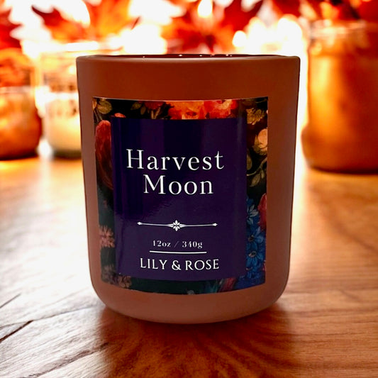 Harvest Moon - Luxe Soy Candle - LILY & ROSE 
