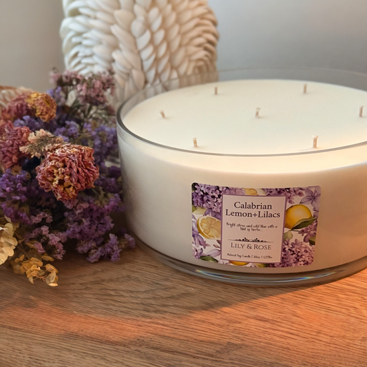 ** NEW ** Calabrian Lemon + Lilacs_100oz_ Soy Wax