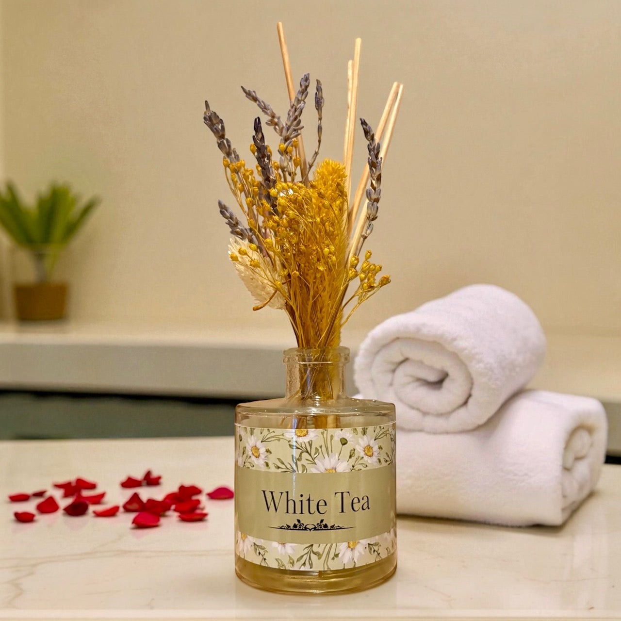 White Tea Botanical Reed Diffuser_5oz