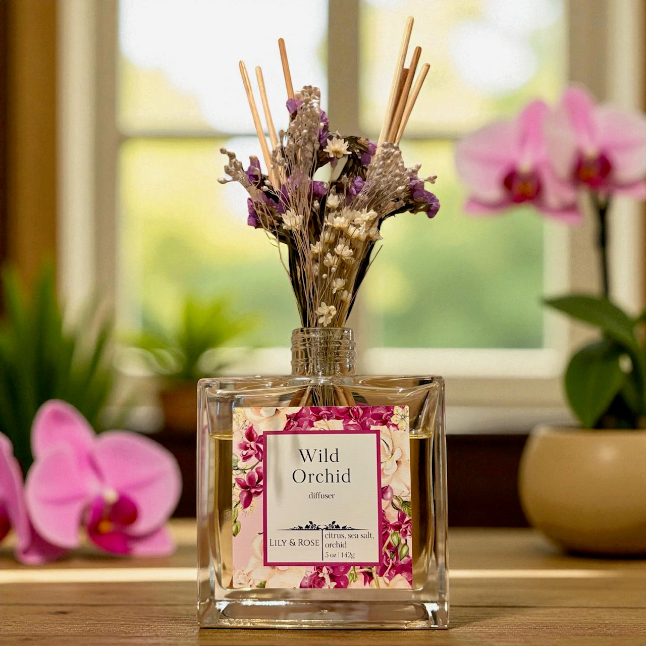 ** NEW ** Wild Orchid Botanical Reed Diffuser_5oz