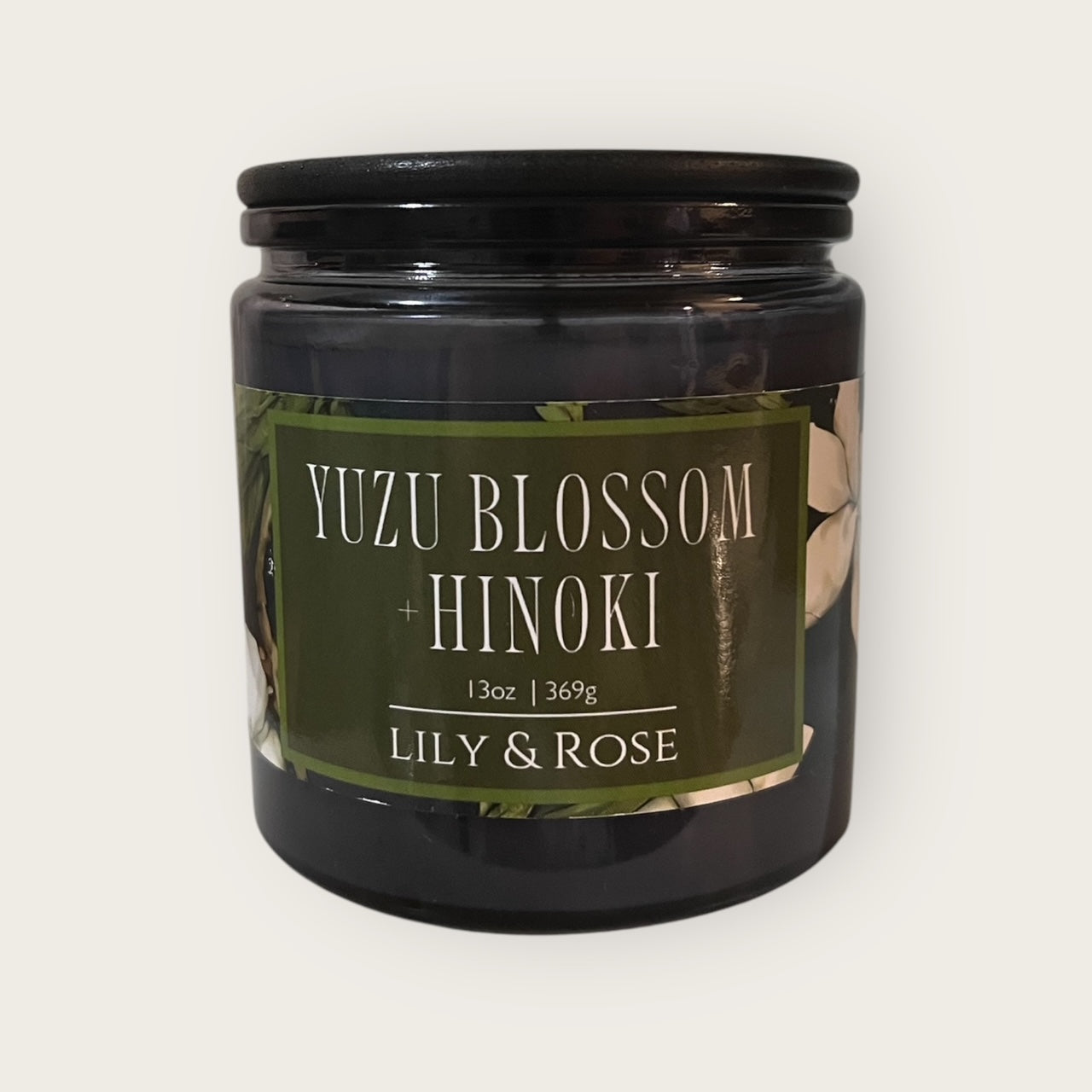 Yuzu Blossom + Hinoki | 13oz Coconut Soy Candle | Black Lid